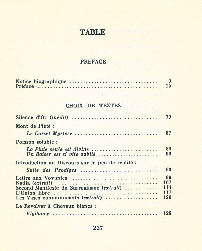 『ANDRÉ BRETON』 2