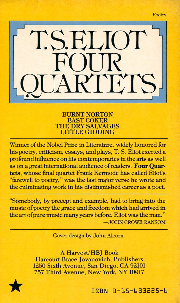 『FOUR QUARTETS』 3