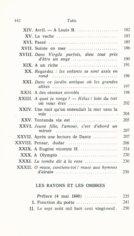 『Les Chants du crépuscule, Les Voix intérieures, Les Rayons et les Ombres』 5