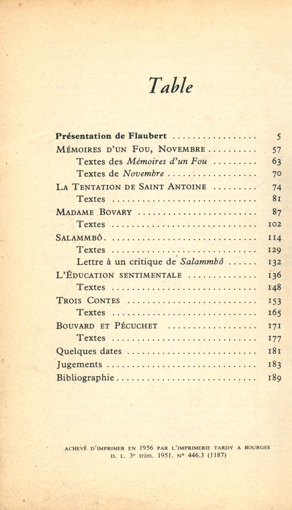 『FLAUBERT par lui - même』 2