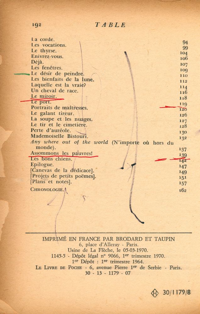 『Le spleen de Paris (Texte de 1869)』 3