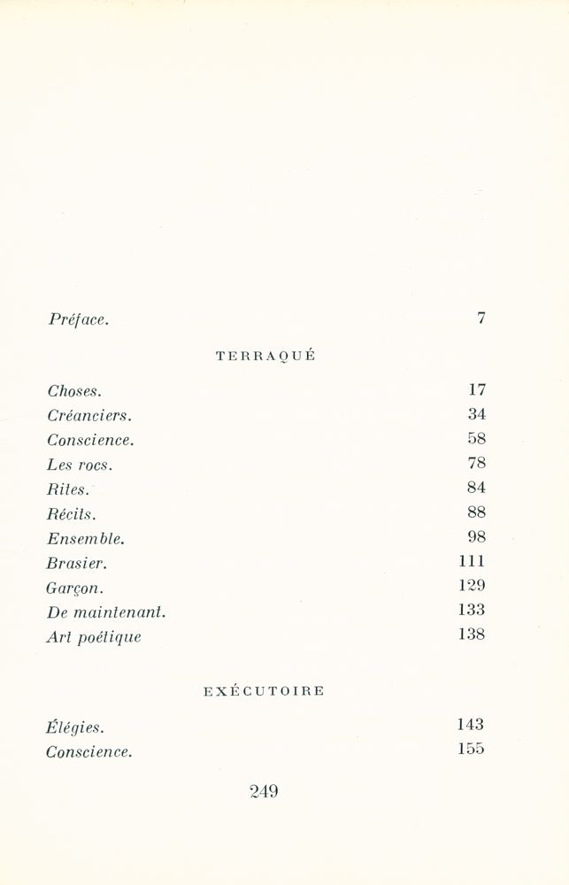 『Terraqué. SUIVI DE Exécutoire』 2