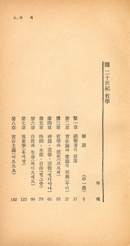 『瑞文文庫 39 - 二十世紀 哲學(서문문고 39 - 20세기 철학)』 2