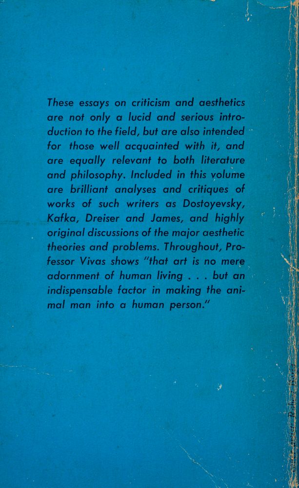 『creation and discovery : ESSAYS IN CRITICISM AND AESTHETICS』 3