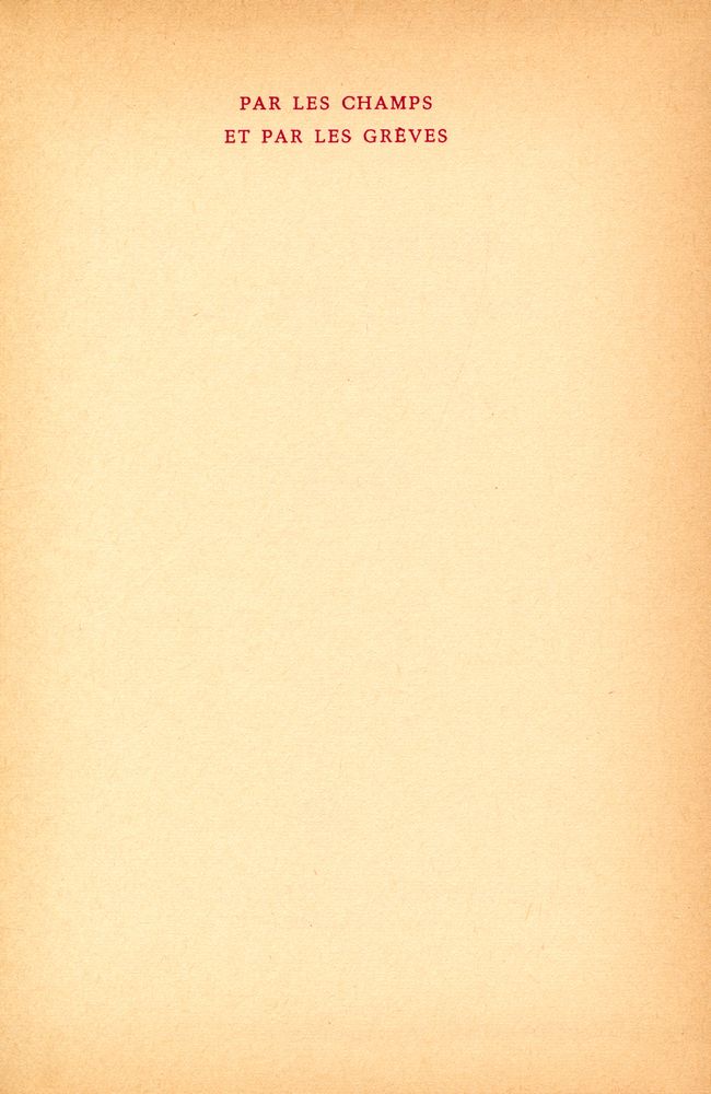 『Par les Champs et par les Grèves : Correspondance 1830 - 1840』 1