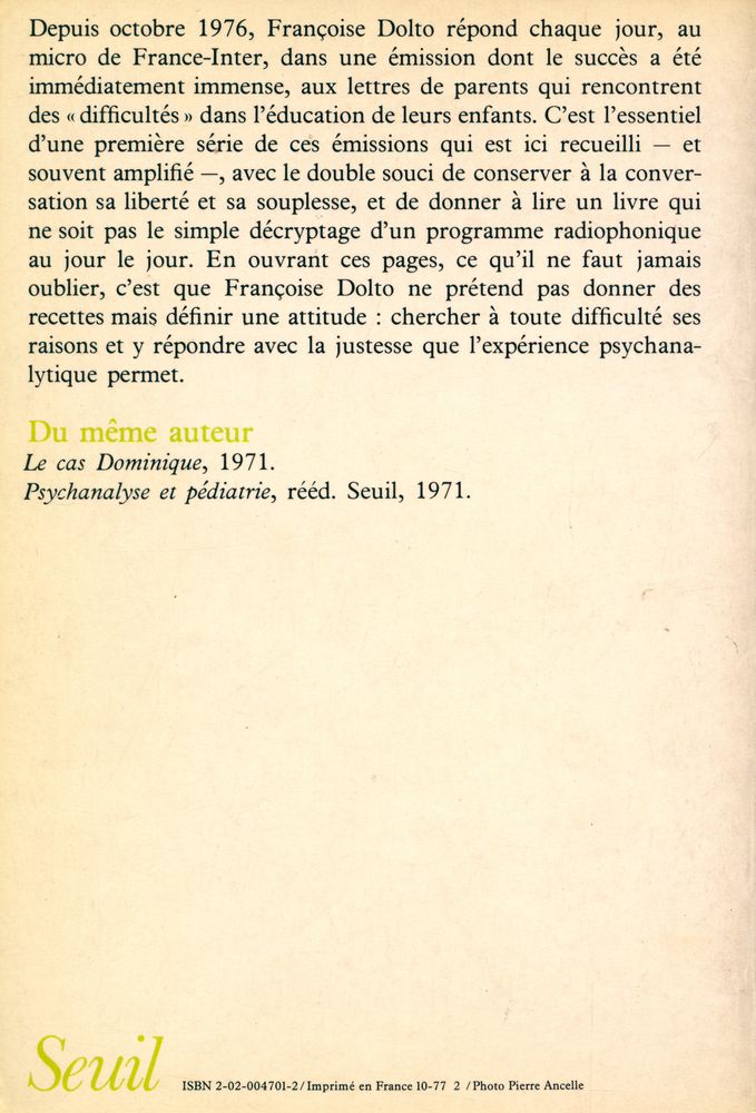 『Lorsque l'enfant paraît : Tome 1』 4