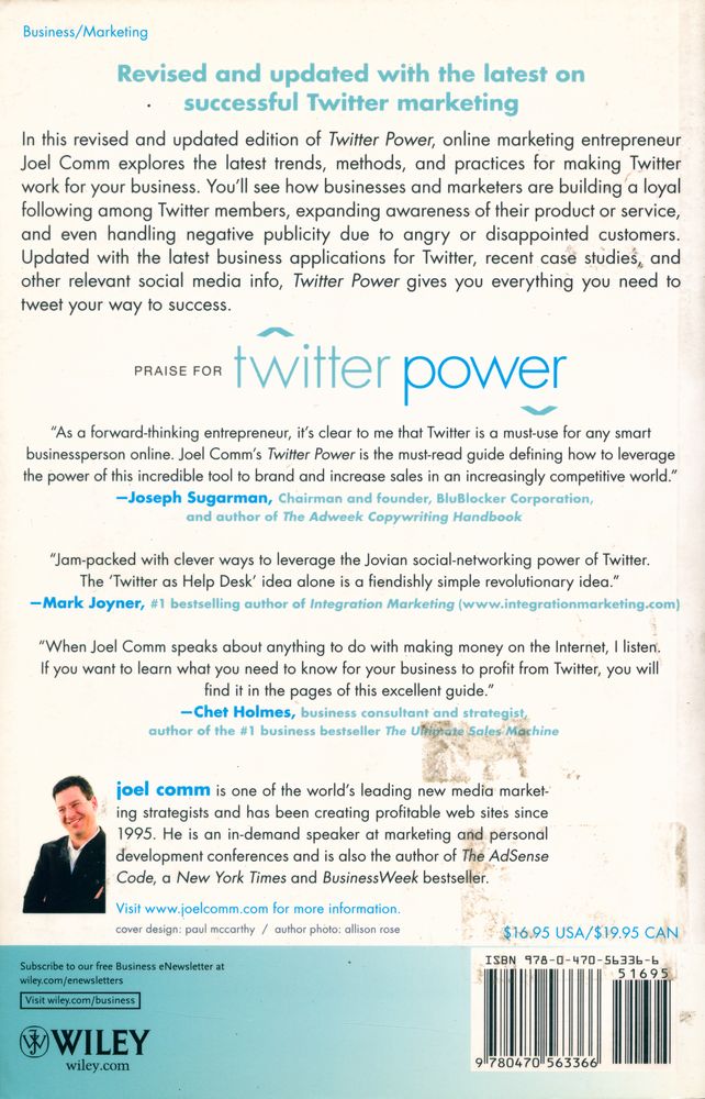 『twitter power 2.0 : How to Dominate Your Market : One Tweet at a Time』 6
