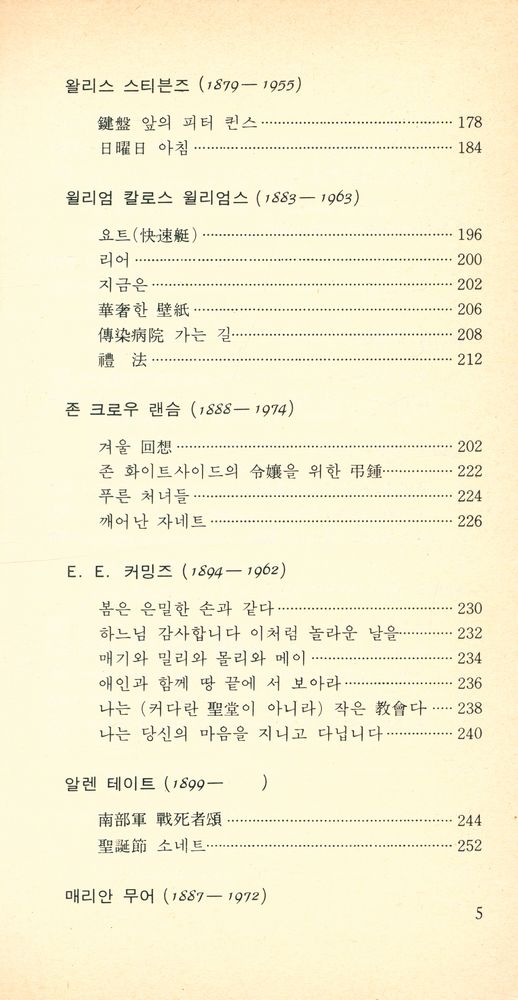 『二十世紀 美詩(20세기 미시)』 4