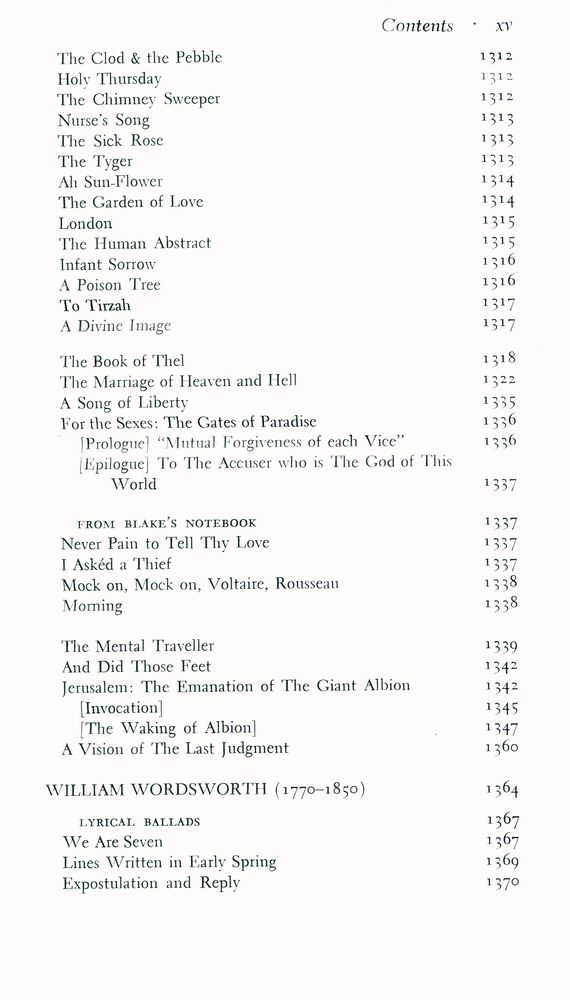 『The Norton Anthology of English Literature: THIRD EDITION, MAJOR AUTHORS EDTION』