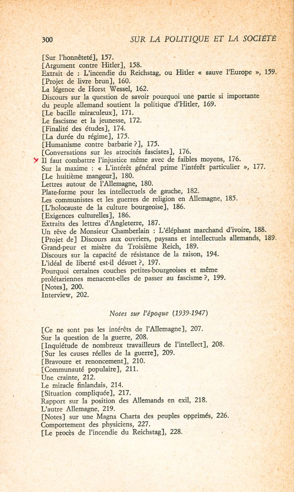『ÉCRITS SUR LA POLITIQUE ET LA SOCIÉTÉ』 6