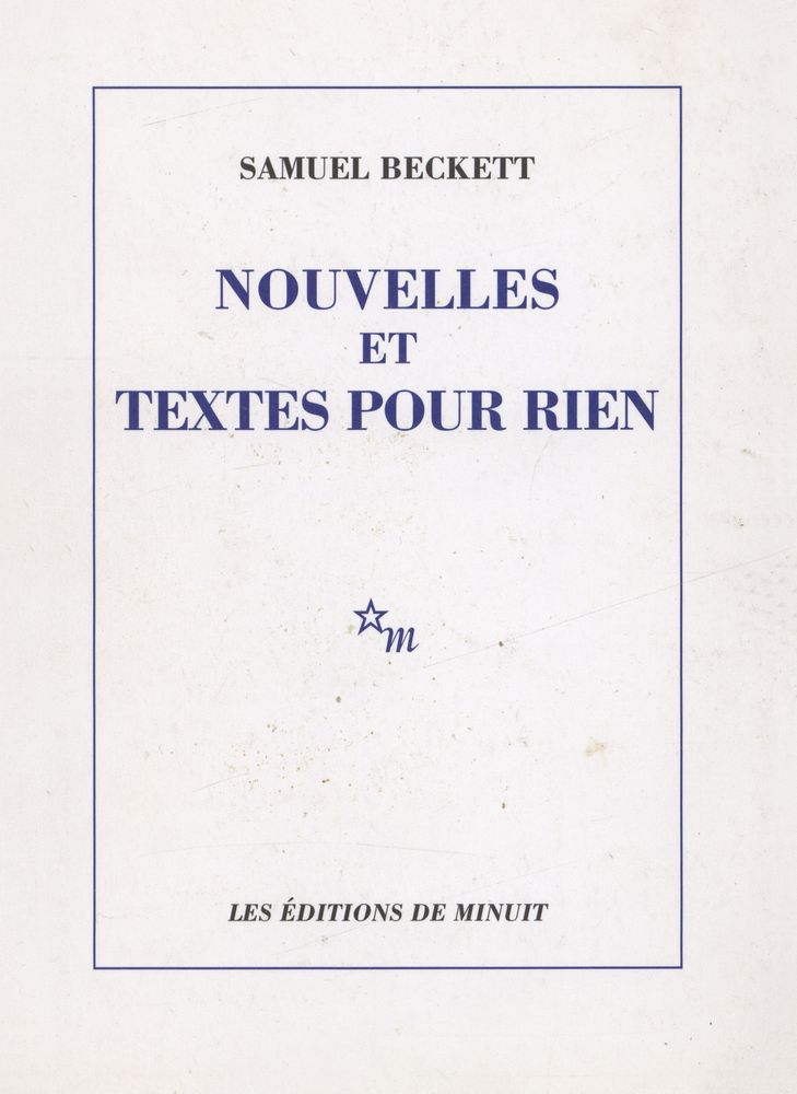 『NOUVELLES ET TEXTES POUR RIEN』 1