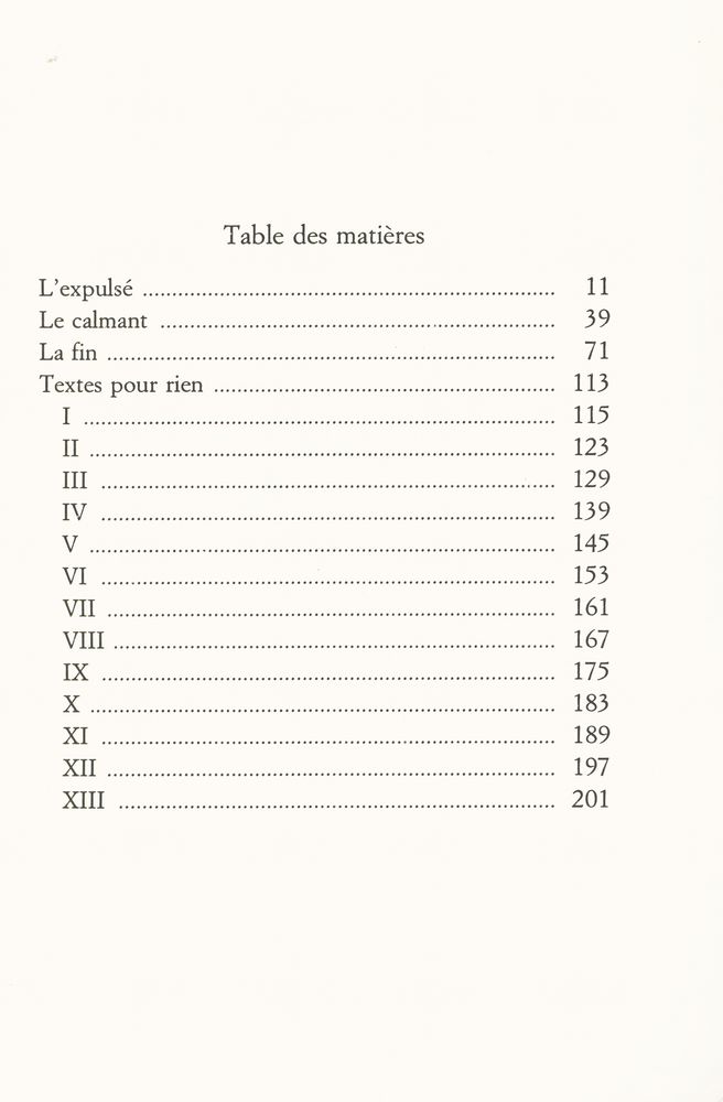 『NOUVELLES ET TEXTES POUR RIEN』 2