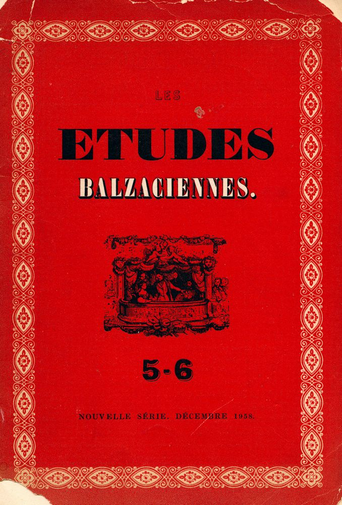 『les Etudes balzaciennes』 5 - 6 1