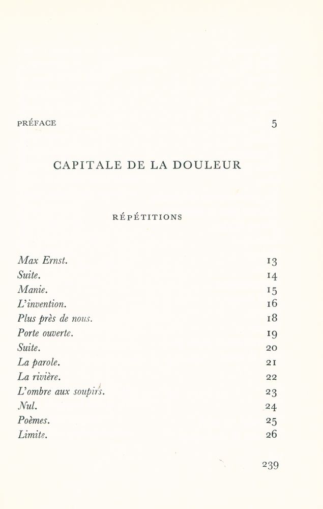 『Capitale de la douleur : suivi de l'amour la poésie』 2