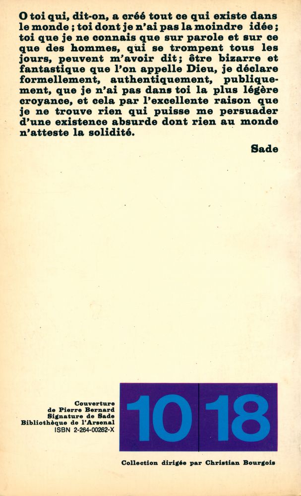 『Discours contre Dieu』 3