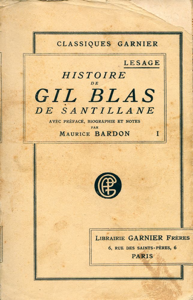 『HISTOIRE DE GIL BLAS DE SANTILLANE Ⅰ』 1
