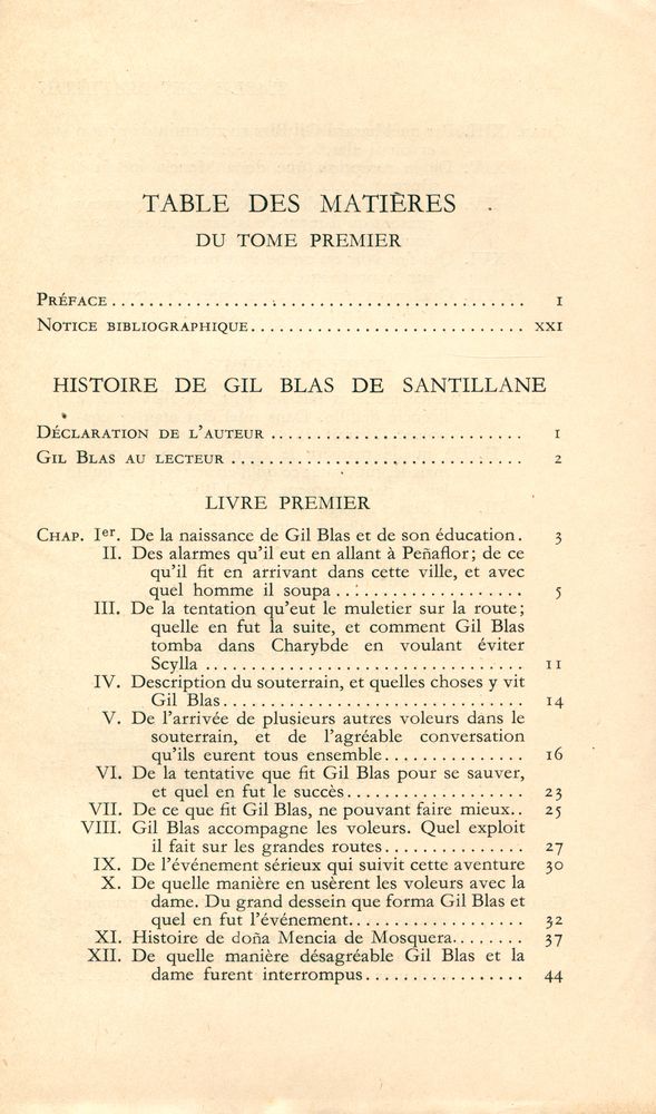 『HISTOIRE DE GIL BLAS DE SANTILLANE Ⅰ』 2