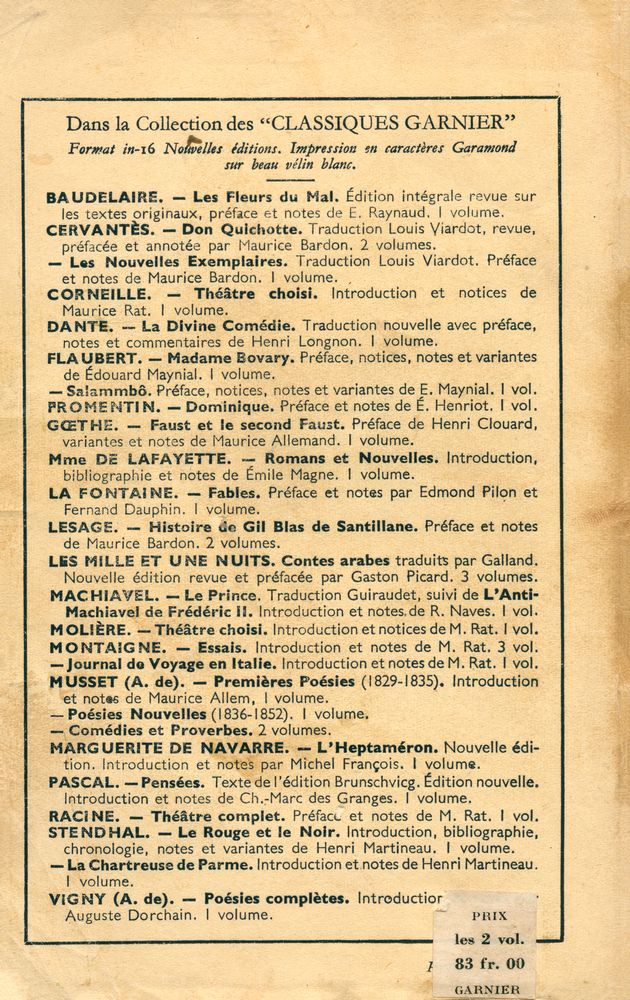 『HISTOIRE DE GIL BLAS DE SANTILLANE Ⅰ』 4