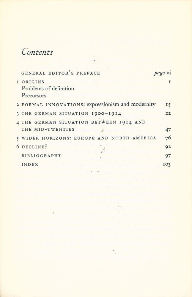 『The Critical Idiom - Expressionism』 2