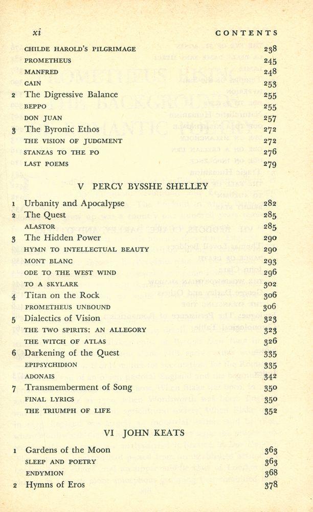 『THE VISIONARY COMPANY : A READING OF ENGLISH ROMANTIC POETRY』 4