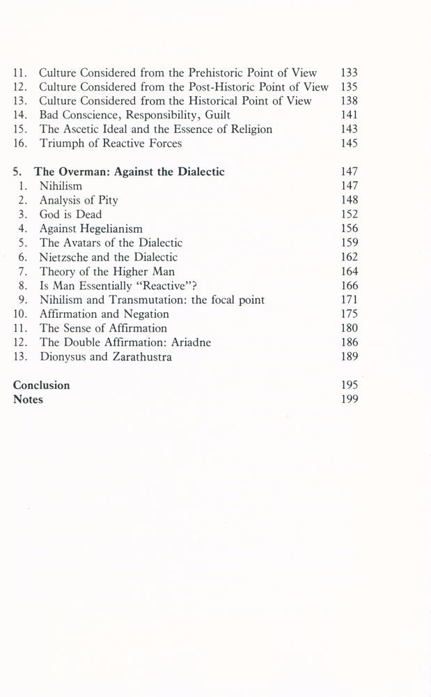 『Nietzsche and Philosophy』 4