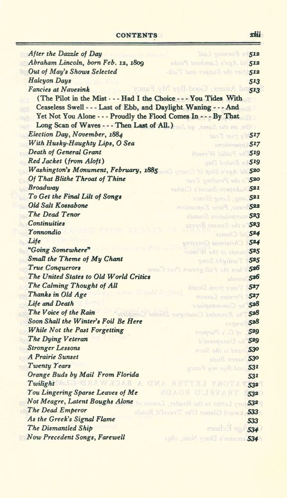 『Leaves of grass』