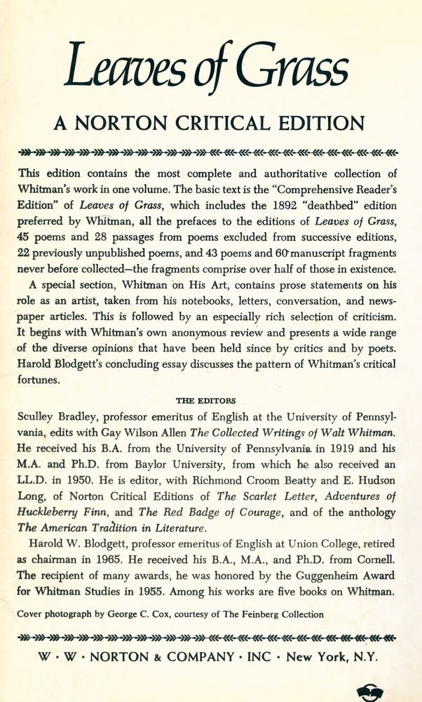 『Leaves of grass』