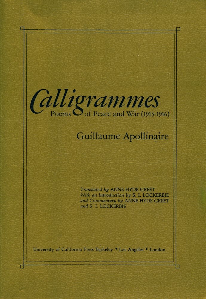 『Calligrammes』 1