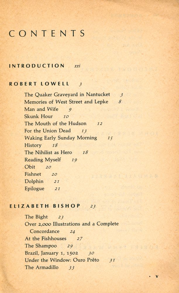 『The Vintage book of contemporary American poetry』 2
