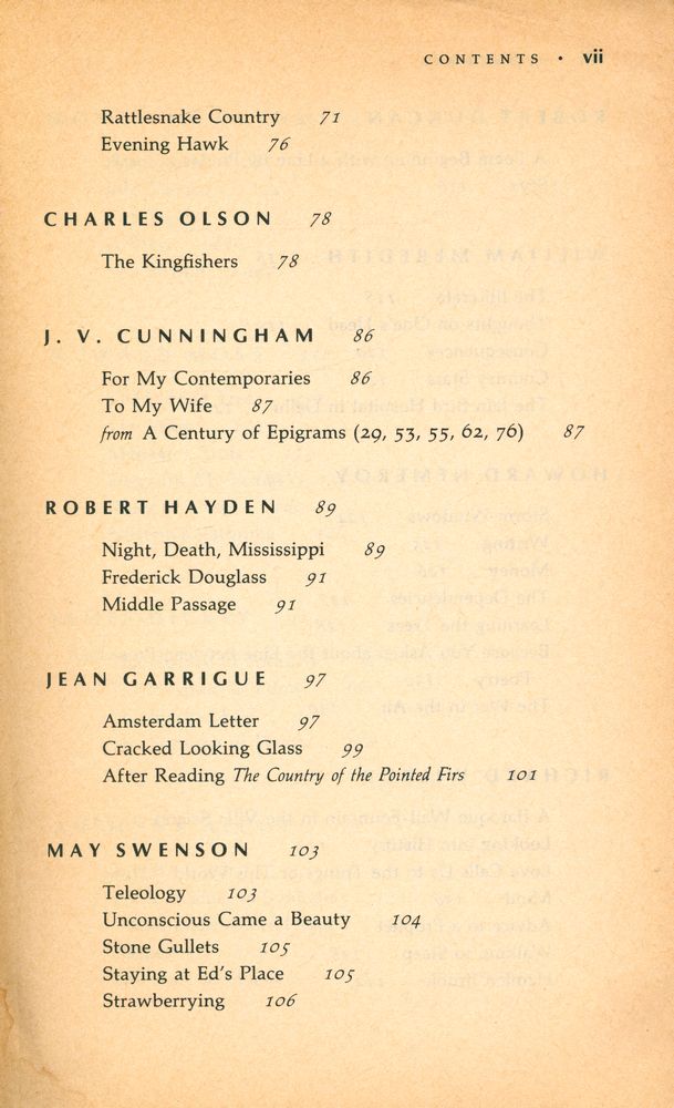 『The Vintage book of contemporary American poetry』 4