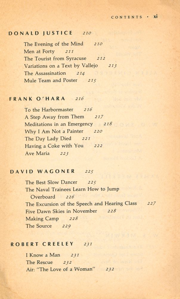 『The Vintage book of contemporary American poetry』 8