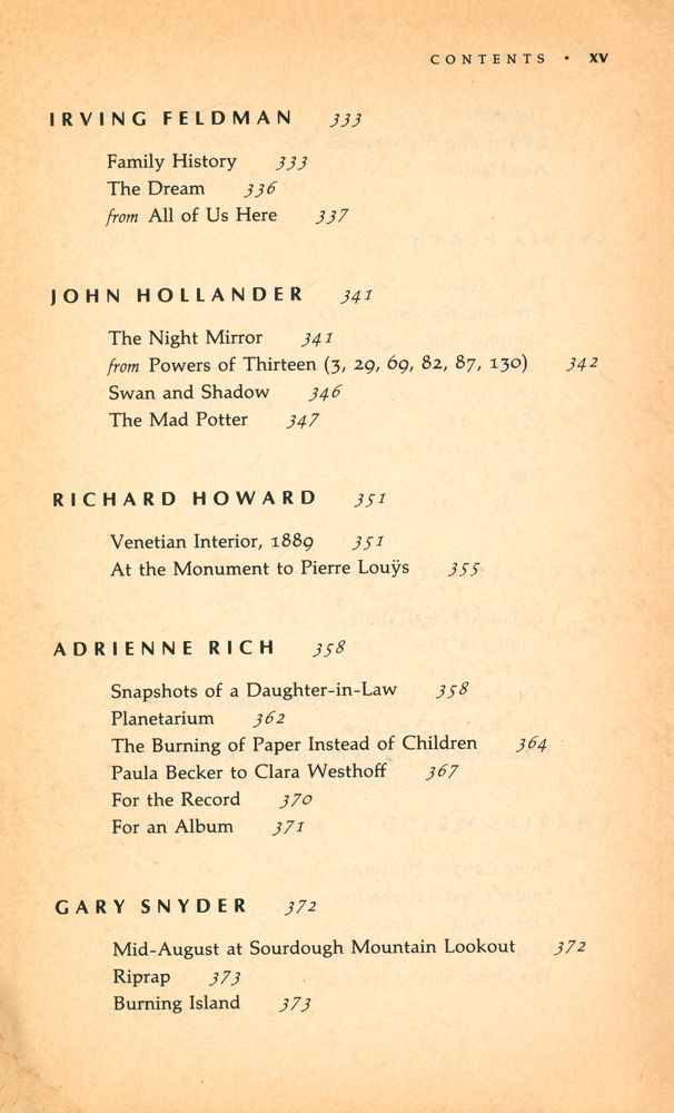 『The Vintage book of contemporary American poetry』