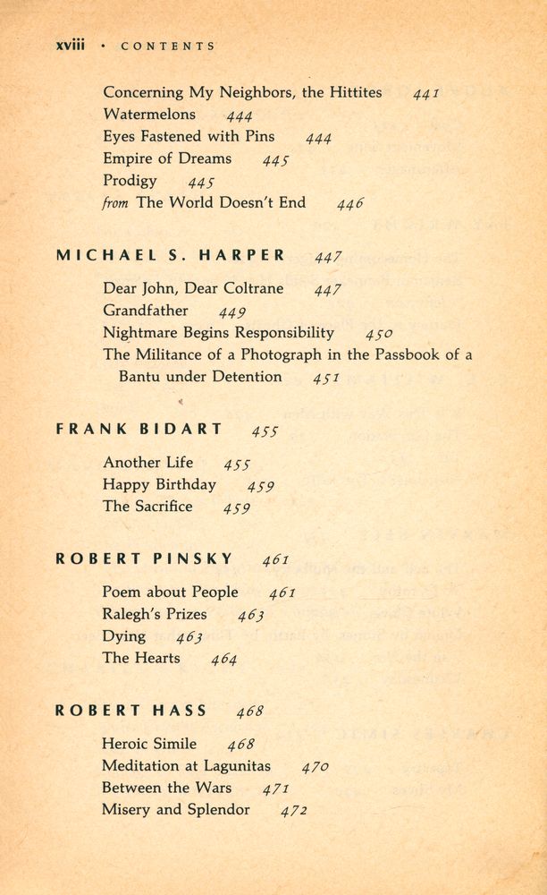 『The Vintage book of contemporary American poetry』