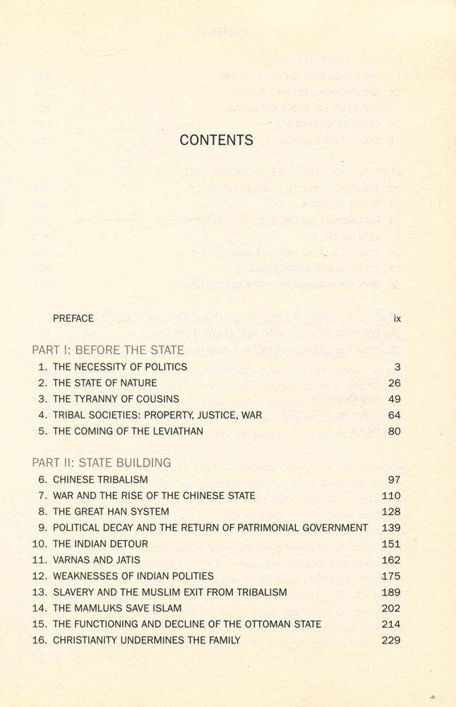 『The origins of political order : from prehuman times to the French Revolution』 2