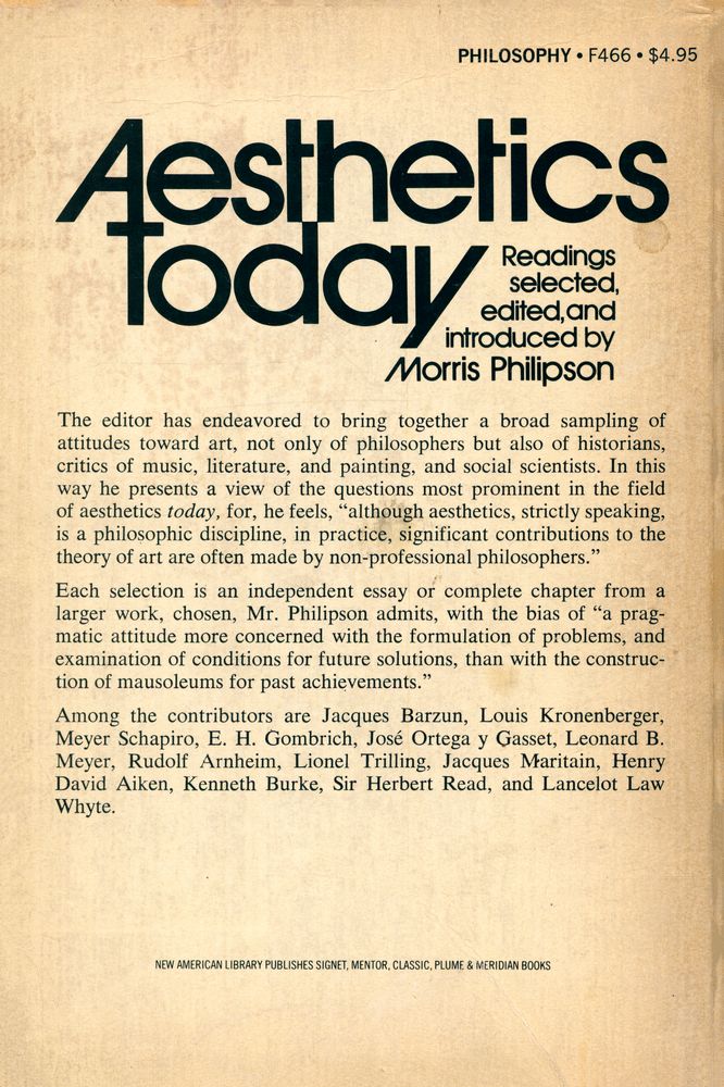 『Aesthetics Today』 4