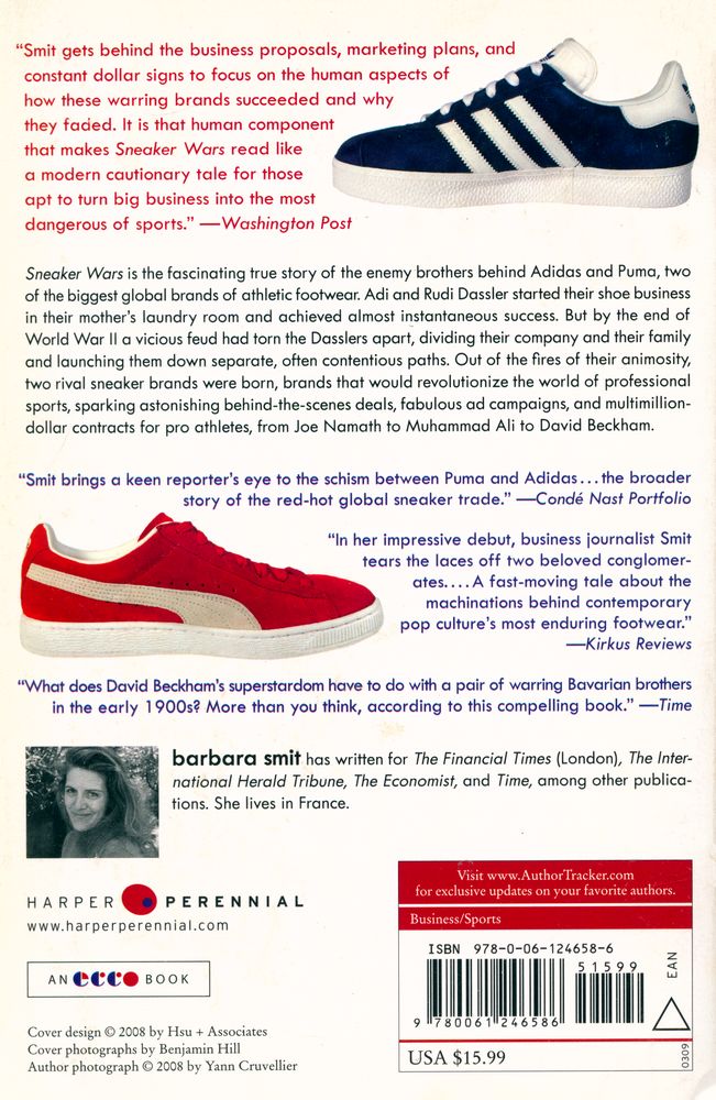 『SNEAKER WARS : the enemy brothers who founded adidas and puma and the family feud that forever changed the business of sports』 4