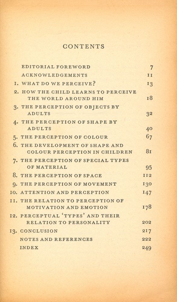 『The Psychology of Perception』 2