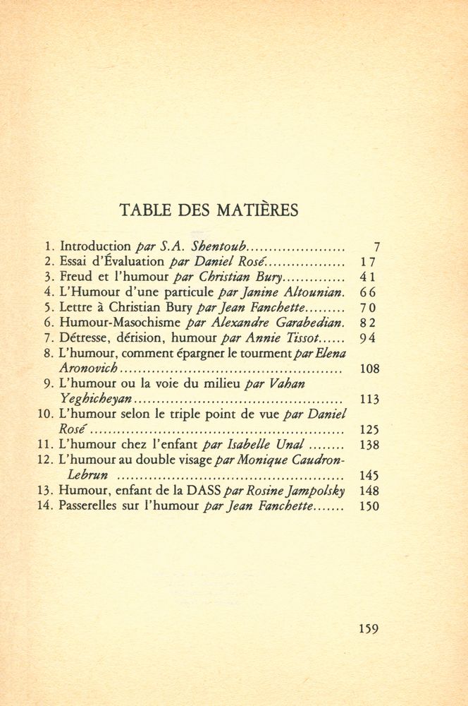 『L'HUMOUR DANS L'ŒUVRE DE FREUD』 2