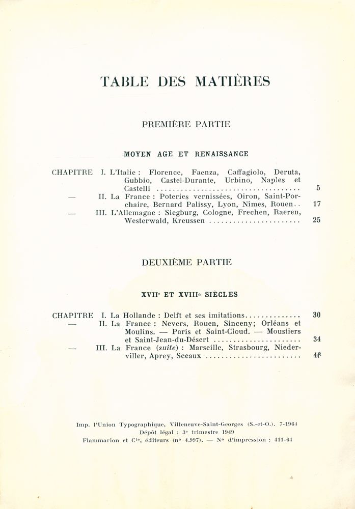 『LA CÉRAMIQUE Ⅱ : LA FAÏENCE EN EUROPE DU MOYEN AGE XVIIIe SIÈCLE』 2