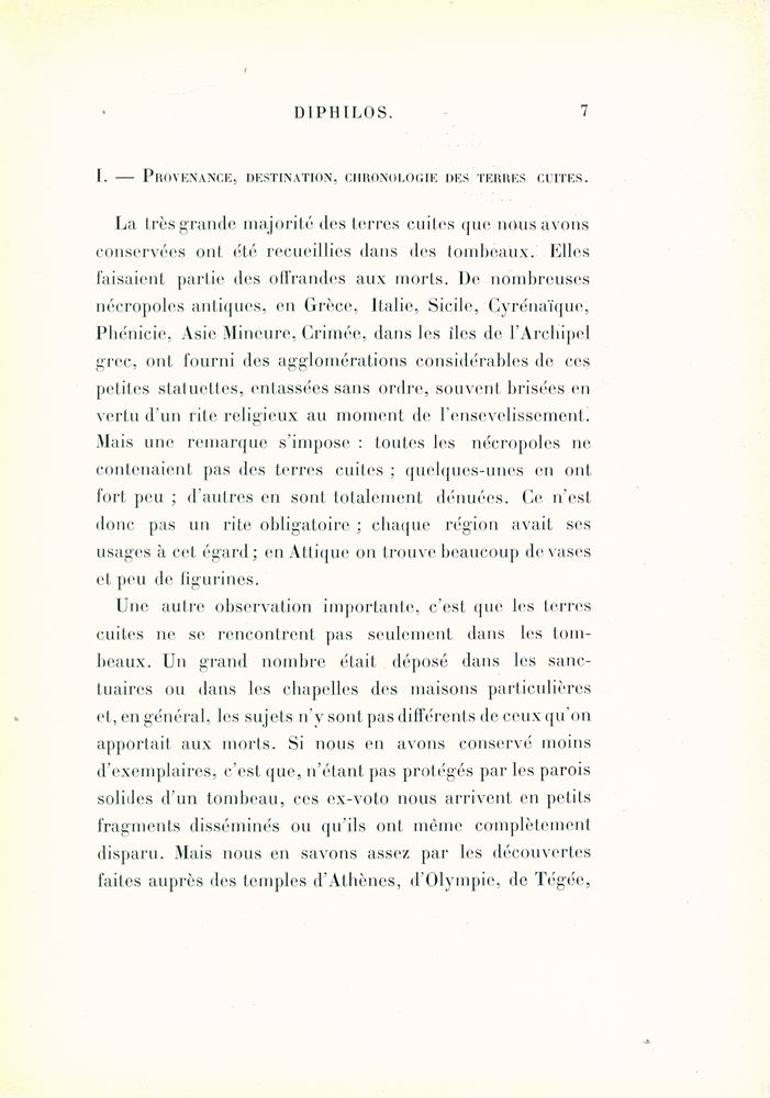 『DIPHILOS ET les Modeleurs de Terres cuites grecques』 2