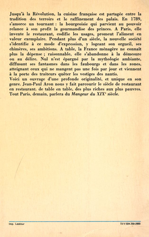 『le mangeur du XIXe siècle』 3