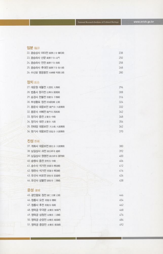 『동아시아 고대건축 비교연구 제1집 - 중국 산서성의 고건축 (자료편)』 3