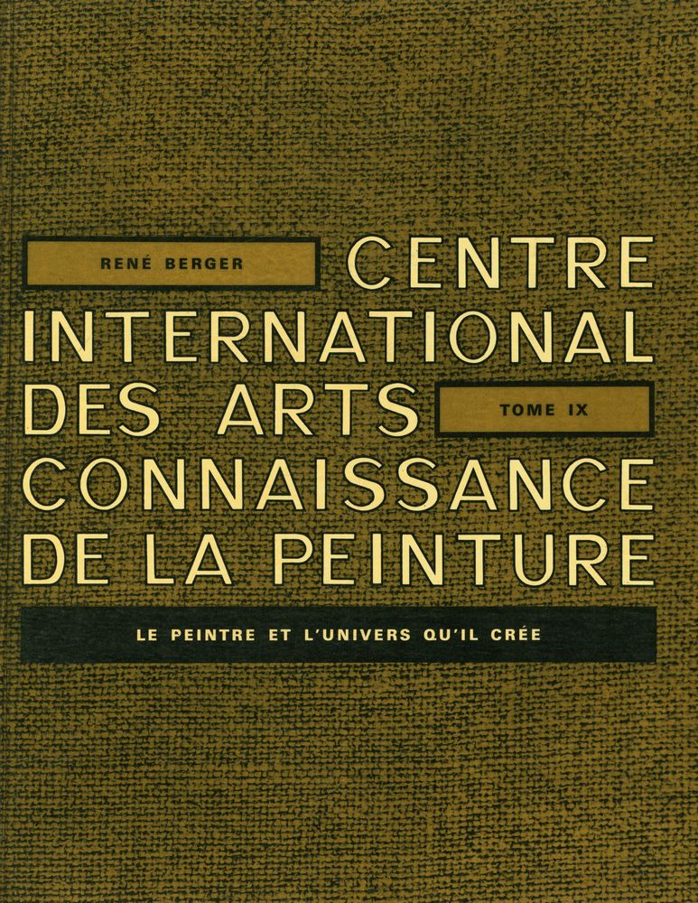『CONNAISSANCE DE LA PEINTURE TOME Ⅸ : LE PEINTRE ET L'UNIVERS QU'IL CRÉE』 1