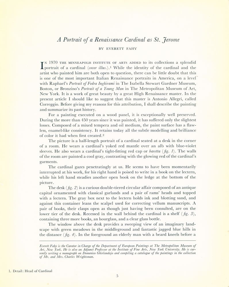 『THE MINNEAPOLIS INSTITUTE OF ARTS BULLETIN, Volume LIX』 2