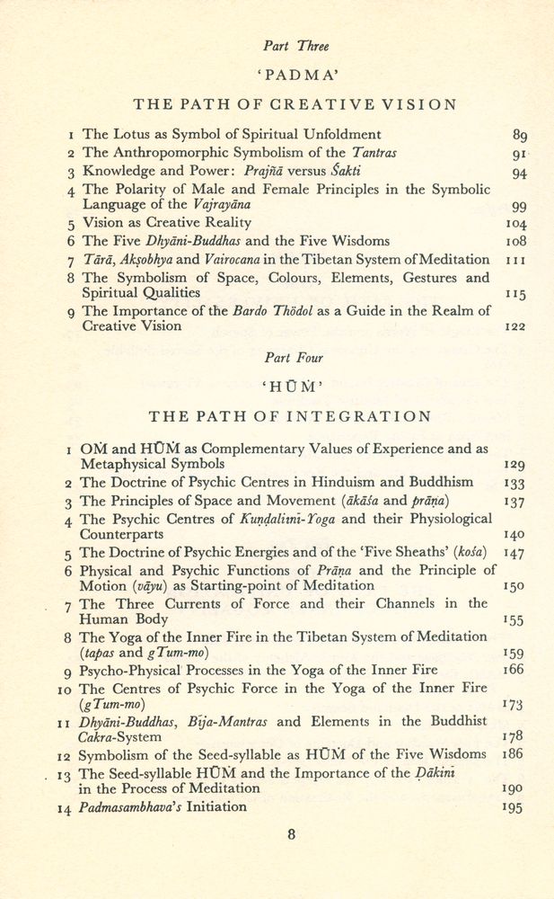 『FOUNDATIONS OF TIBETAN MYSTICISM』 3