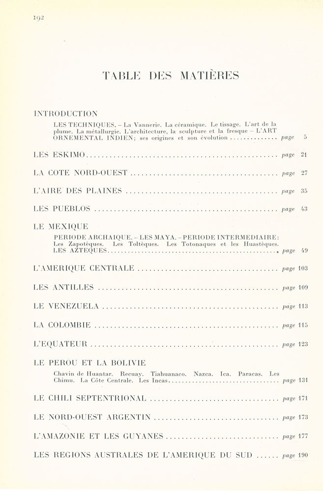 『ARTS DE L'AMÉRIQUE』 3