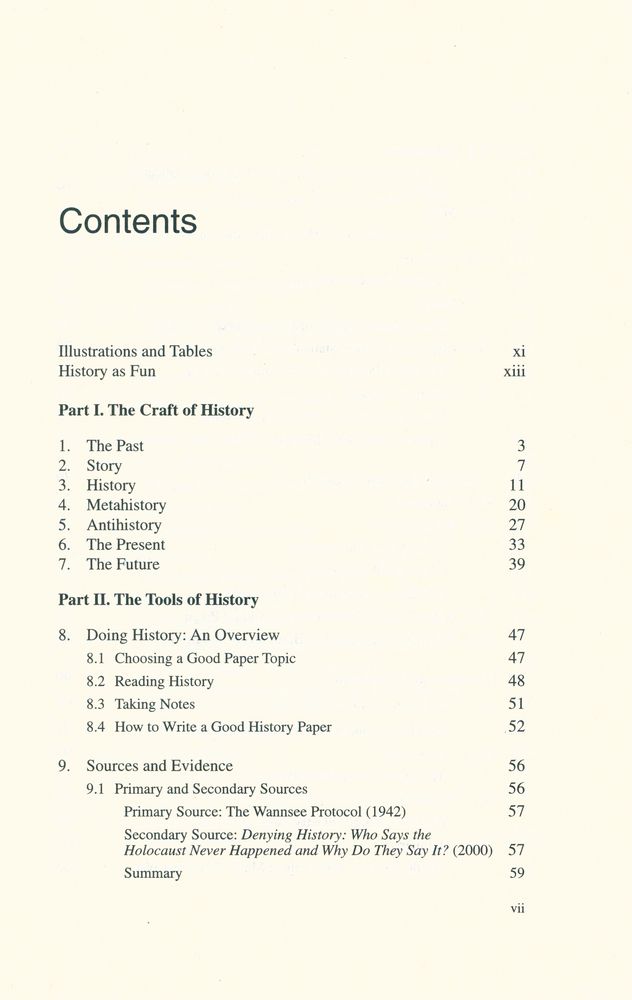 『The Historian's Toolbox : A STUDENT'S GUIDE TO THE THEORY AND CRAFT OF HISTORY』 2