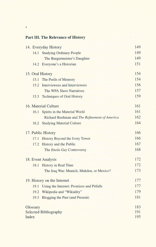 『The Historian's Toolbox : A STUDENT'S GUIDE TO THE THEORY AND CRAFT OF HISTORY』 5