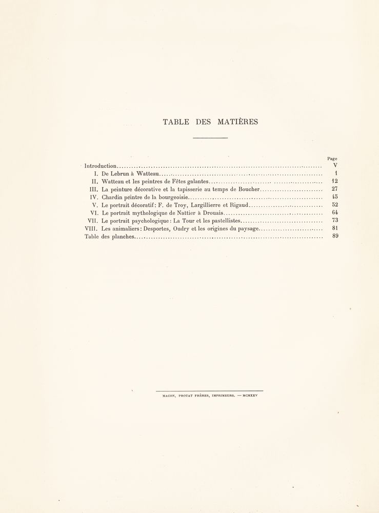 『HISTOIREDE LA PEINTURE FRANÇAISE : AU XVIIIE SIÈCLE : TOME I』 2