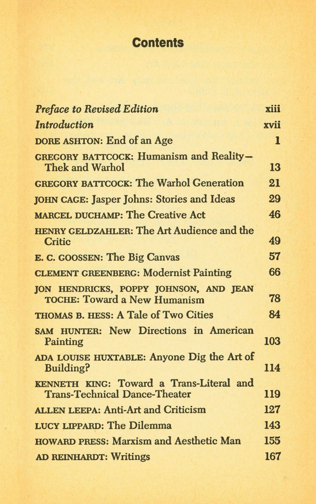 『THE NEW ART : A Critical Anthology』 2